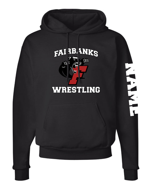 Fairbanks HS Wrestling Cotton Hoodie - 5KounT