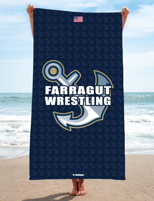 AFA Wrestling Sublimated Beach Towel - 5KounT2018