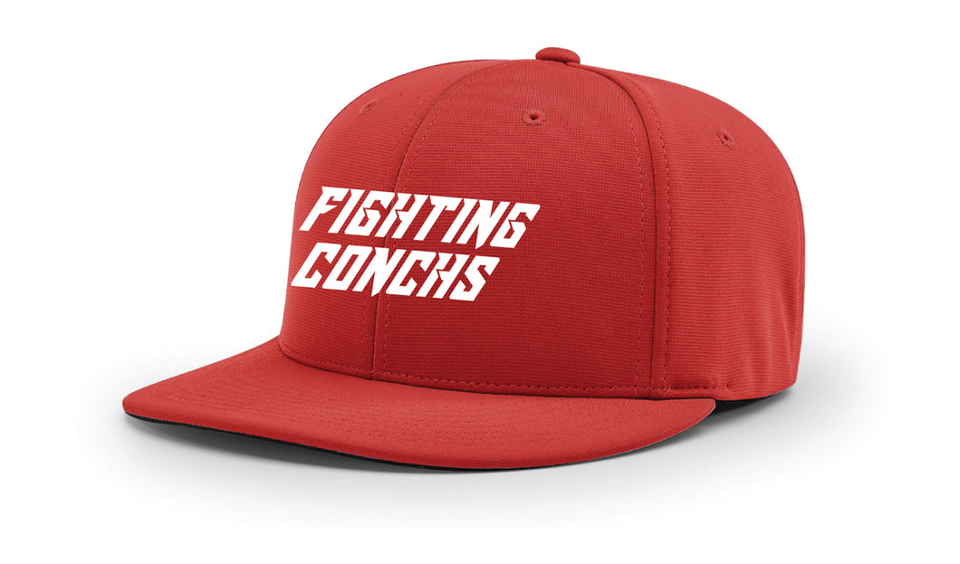 Key West Fighting Conchs Wrestling FlexFit Cap - Red - 5KounT
