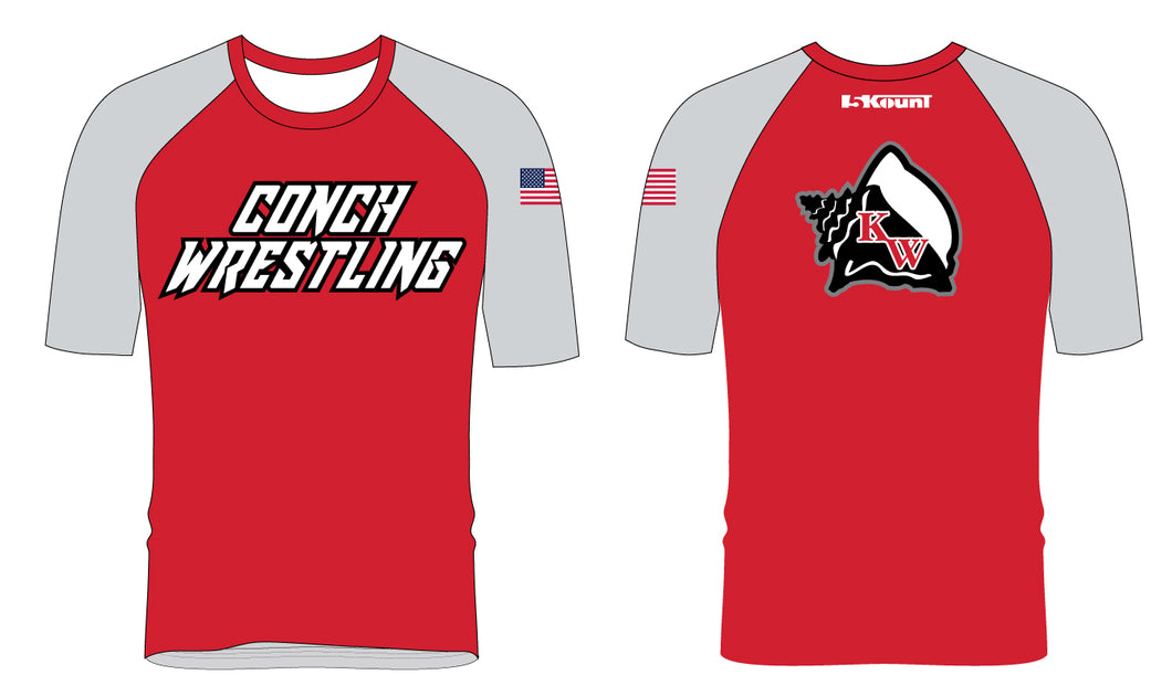 Key West Fighting Conchs Wrestling Sublimated Fight Shirt - 5KounT