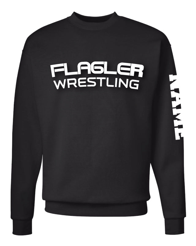 Flagler Palm Coast Crewneck Sweatshirt - Black - 5KounT