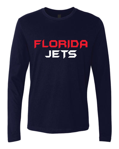 Florida Jets Wrestling Cotton Long Sleeve - Navy - 5KounT2018