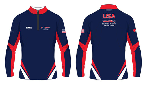 Florida Jets Wrestling Sublimated Quarter Zip - 5KounT