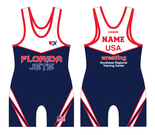 Florida Jets Wrestling Sublimated Singlet - 5KounT