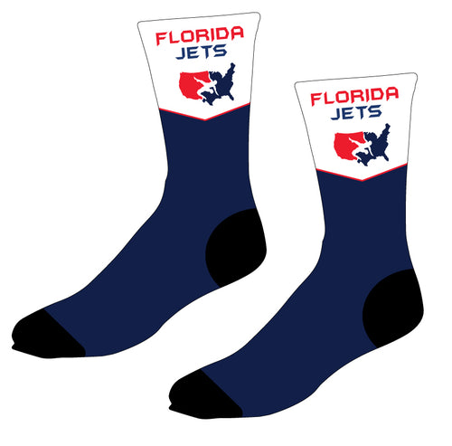 Florida Jets Wrestling Sublimated Socks - 5KounT