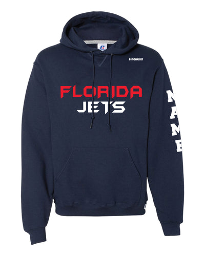 Florida Jets Wrestling Russell Athletic Cotton Hoodie - Navy - 5KounT2018