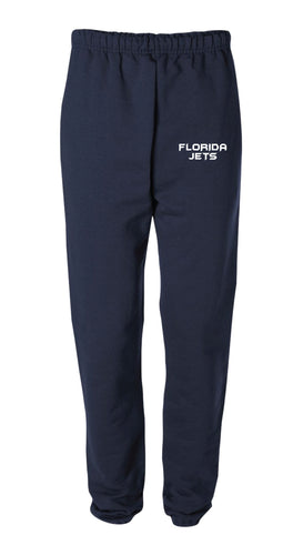 Florida Jets Wrestling Cotton Sweatpants - Navy - 5KounT2018