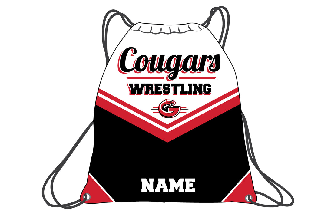 Goetz Cougars Wrestling Sublimated Drawstring Bag