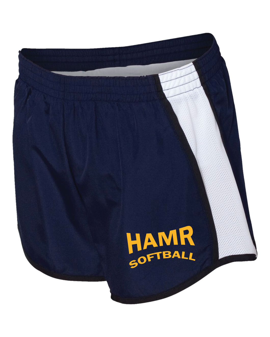 HAMR Softball Athletic Shorts - Navy - 5KounT2018