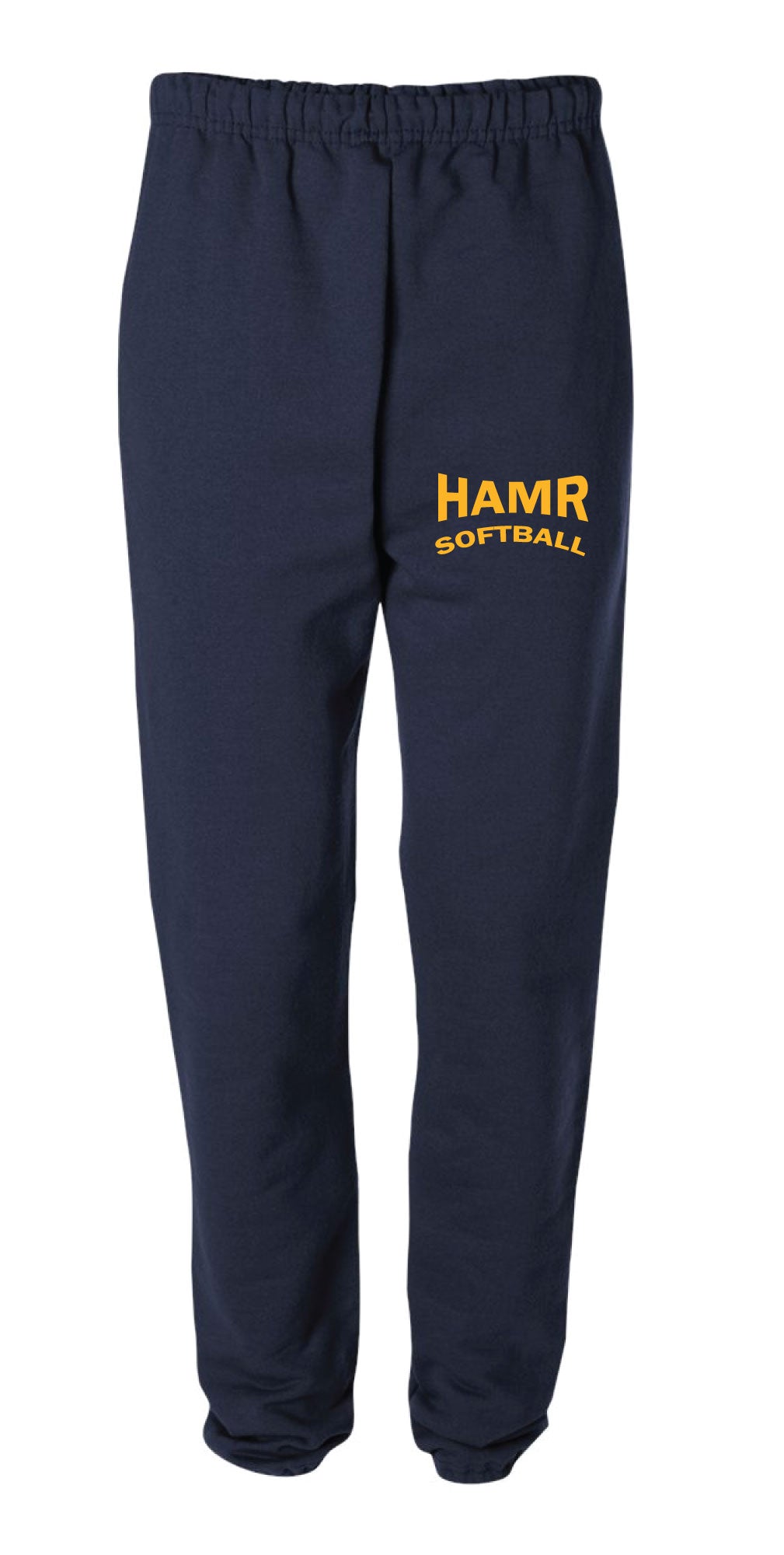 HAMR Softball Cotton Sweatpants - Navy - 5KounT2018