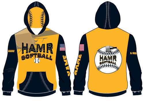 HAMR Softball Sublimated Hoodie - 5KounT