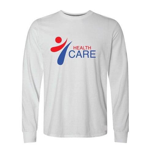 Health Care Russell Athletic Performance Long Sleeve Tee - White - 5KounT2018