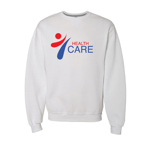 Health Care Russell Athletic Cotton Crewneck Sweatshirt - White - 5KounT2018