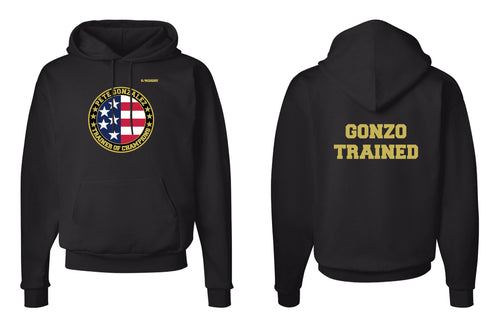 Gonzo Trained Wrestling Club Cotton Hoodie Ver 1- Black - 5KounT2018