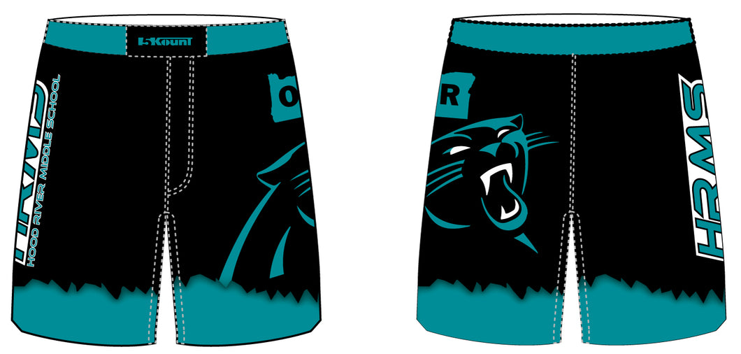 HRMS Sublimated Fight Shorts - 5KounT