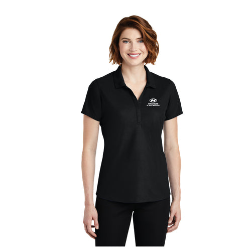 South Brunswick Hyundai Performance Pique Ladies Polo  - Black - 5KounT2018