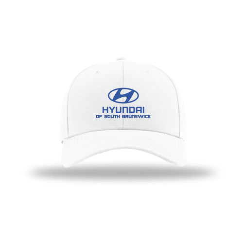 South Brunswick Hyundai Adjustable Baseball Cap - White - 5KounT2018