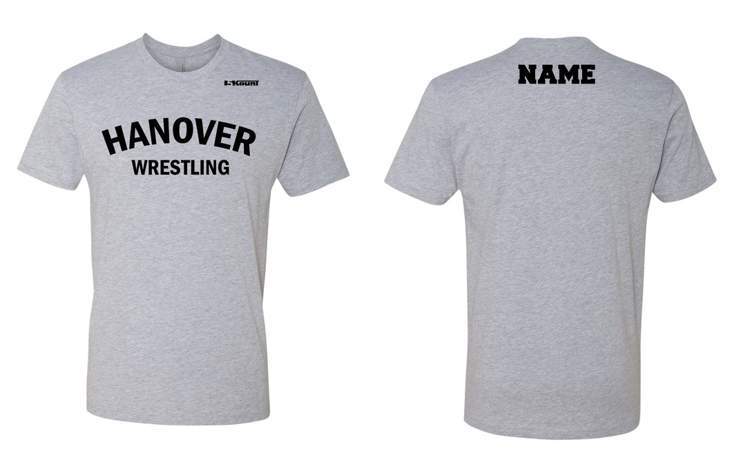 Hanover Township Wrestling Cotton Crew Tee - Grey - 5KounT2018