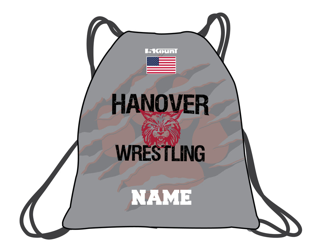 Hanover Township Wrestling Sublimated Drawstring Bag - 5KounT2018