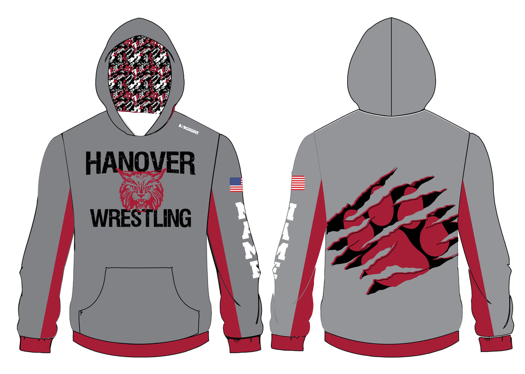 Hanover Township Wrestling Sublimated Hoodie - 5KounT2018