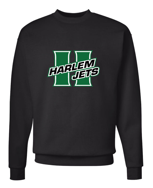 Harlem Jets Wrestling Crewneck Sweatshirt - Black - 5KounT