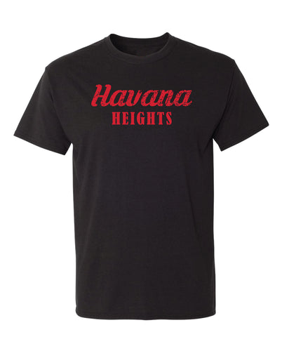 Havana Heights Cotton Crew Tee - Black - 5KounT2018