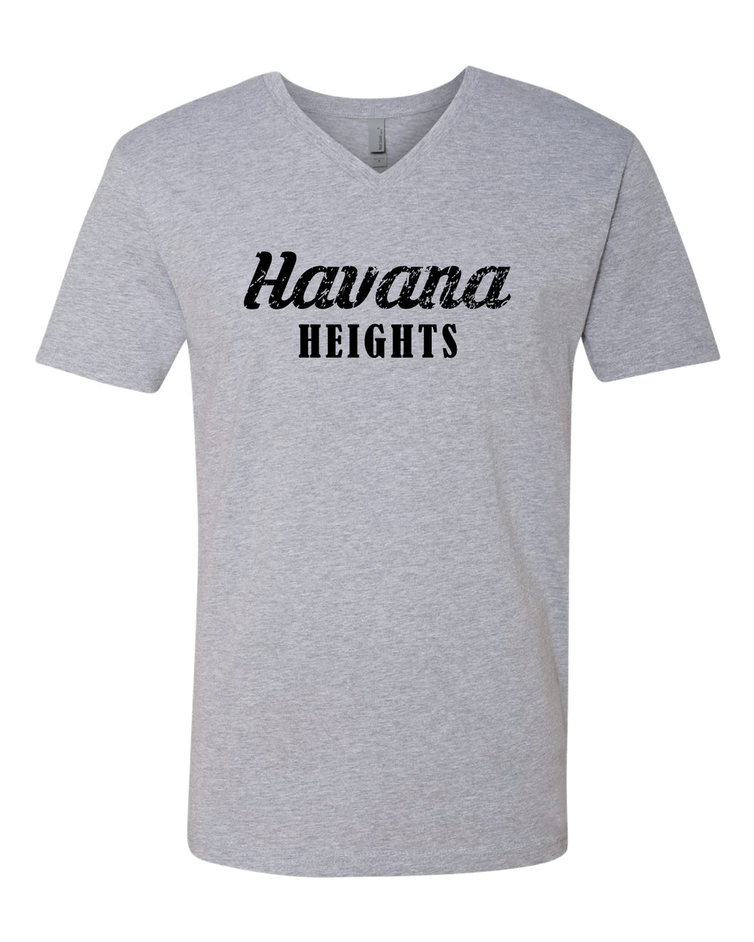 Havana Heights Cotton Short Sleeve V - Gray - 5KounT2018