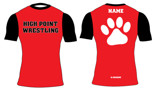 High Point HS wrestling Sublimated Compression Shirt - 5KounT