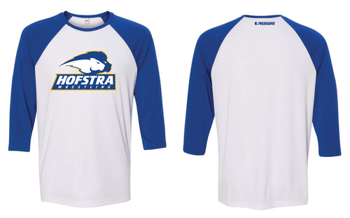 Hofstra Wrestling Baseball Shirt - Royal / White - 5KounT