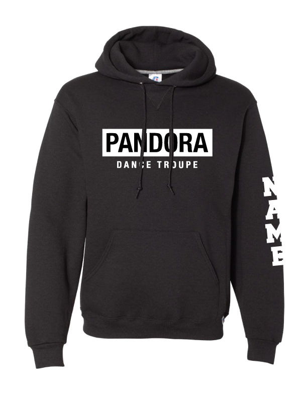 Pandora Russell Athletic Cotton Hoodie - black - 5KounT