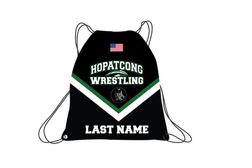 Hopatcong Wrestling Sublimated Drawstring Bag - 5KounT