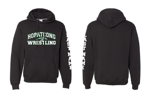 Hopatcong Wrestling Russell Athletic Cotton Hoodie - Black - 5KounT