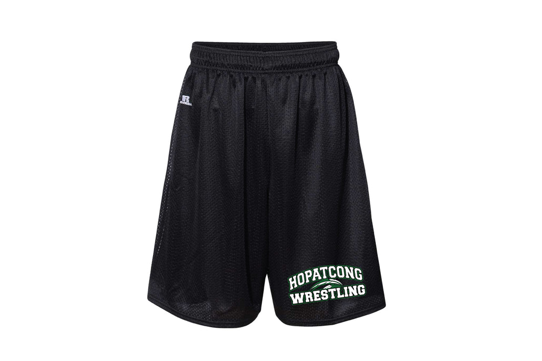 Hopatcong Wrestling Russell Athletic Tech Shorts - Black - 5KounT