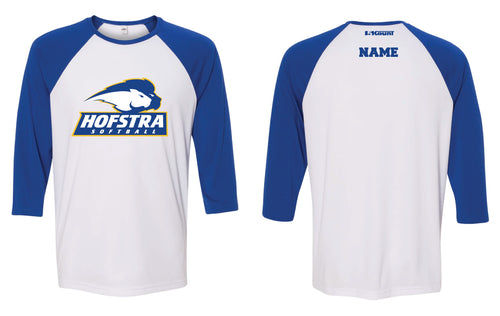 Hofstra Softball Baseball Shirt - Royal/White - 5KounT2018