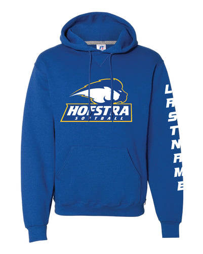 Hofstra Softball Russell Athletic Cotton Hoodie - Royal - 5KounT2018