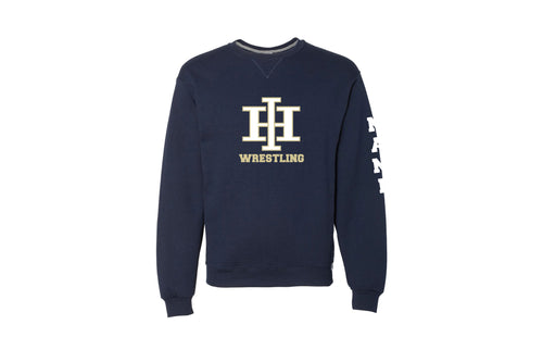 IH Wrestling Russell Athletic Cotton Crewneck Sweatshirt - Navy - 5KounT