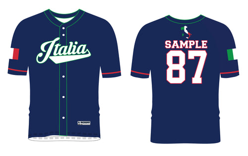 Italia Baseball Sublimated Fan Jersey - 5KounT2018