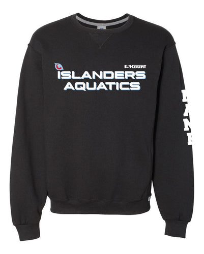 Islanders Aquatics Russell Athletic Cotton Crewneck Sweatshirt - Black - 5KounT2018