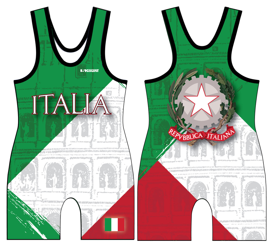 Italy Sublimated Singlet - 5KounT2018
