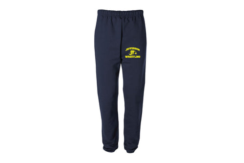 Jefferson Falcons Wrestling Cotton Sweatpants - Navy - 5KounT