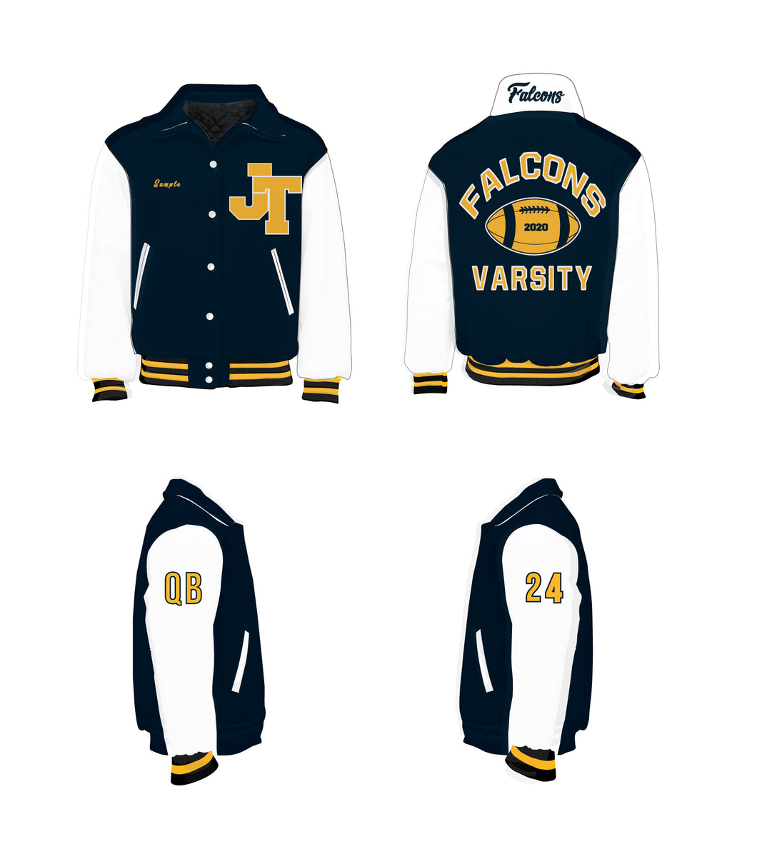 Custom Varsity Letterman Football Basketball Jacket High 