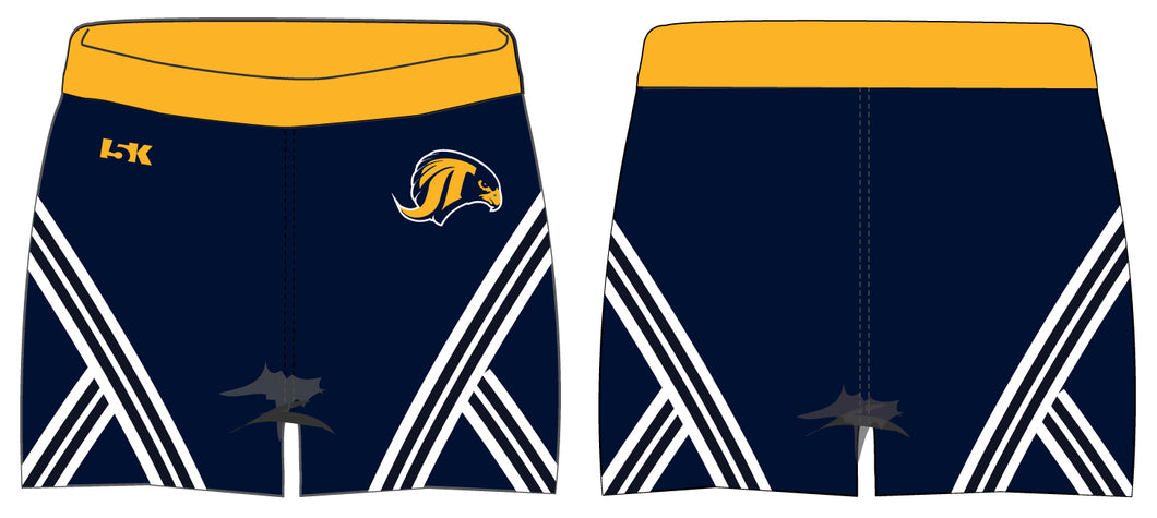 Falcons Cheer Sublimated Shorts - Stripes - 5KounT
