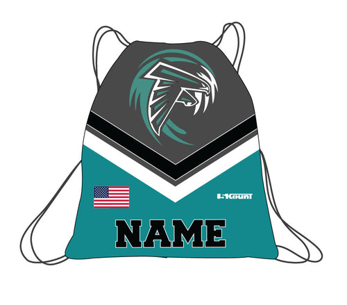 Jensen Beach Falcons Football Sublimated Drawstring Bag - 5KounT2018