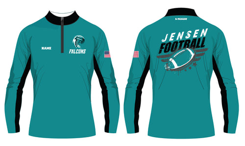 Jensen Beach Falcons Football Sublimated Quarter Zip - 5KounT2018