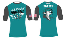 Jensen Beach Falcons Football Sublimated Compression Shirt - 5KounT2018