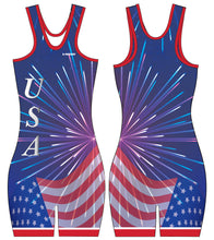 4th of July Sublimated Women's Singlet - 5KounT2018