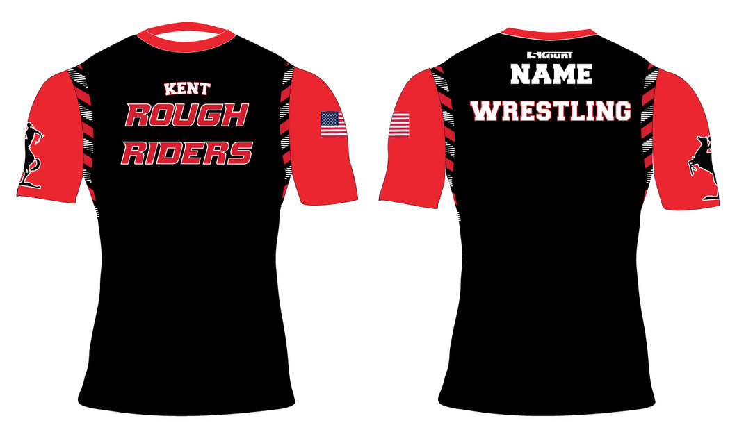 Kent Roosevlt HS Wrestling Sublimated Compression Shirt - 5KounT