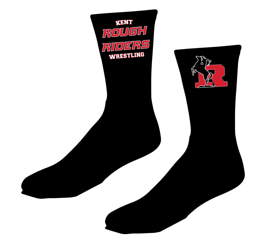 Kent Roosevlt HS Wrestling Sublimated Socks - 5KounT