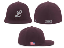 Leonia Baseball FlexFit Cap  - Maroon