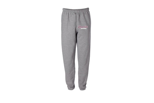 Leonia Baseball Cotton Sweatpants - Gray